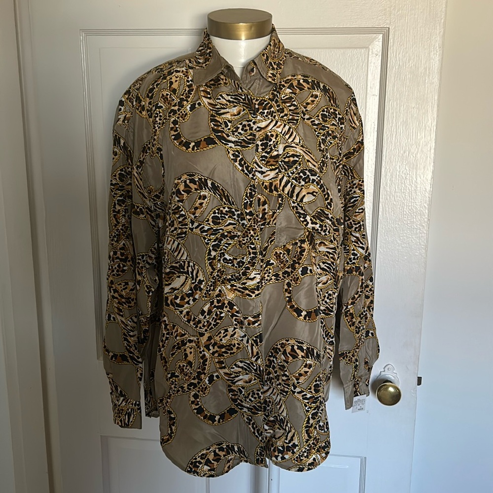 NWT vintage silk blouse by Sunny Leigh